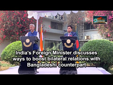 India's Foreign Minister discusses ways to boost bilateral relations with Bangladeshi counterpart