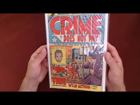 Comic Book Reading: Crime Does Not Pay #116, 1952, John Dillinger, Intro (17:18) Read (30:54) [ASMR] Video