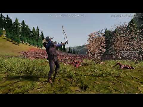 1 Full Auto Archer Vs 1 Million Zombie Horde - Highland - UEBS2 - Ultimate Epic Battle Simulator 2