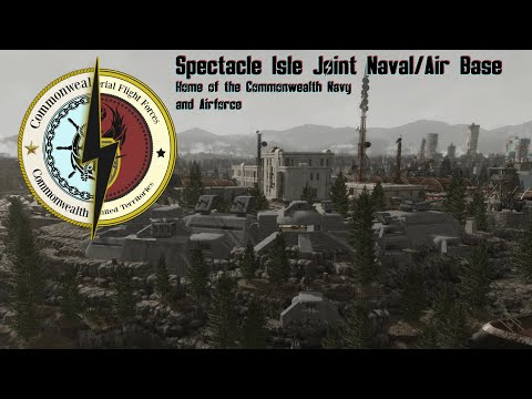 Spectacle Island Joint Naval/Air base: Fallout 4 Settlement Tour.
