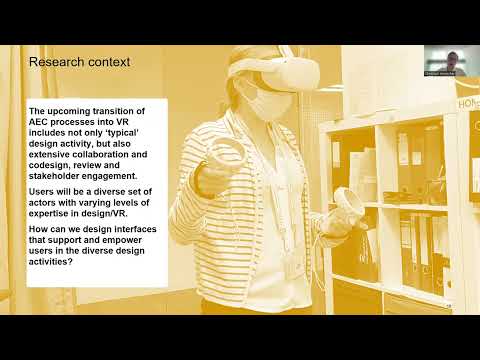 PrismArch Webinar Series - Cognition Aspects of Collaboration in VR