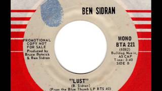 BEN SIDRAN  Lust