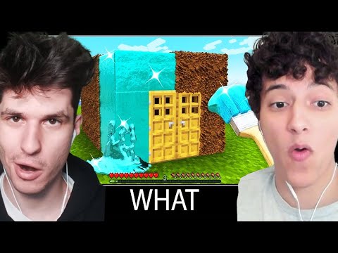Building our house in Minecraft