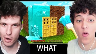 Building our house in Minecraft