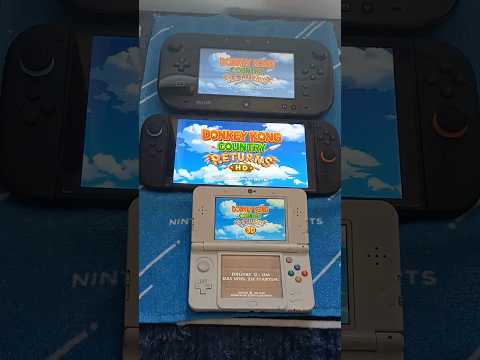 Donkey Kong Country Returns - Nintendo Switch 2 vs Wii U vs New 3DS | Loading time Speed Comparison