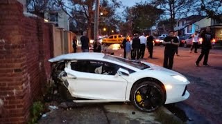 Tại nạn ô tô và bài học rút ra 2018 - Khi xế ngu lái siêu xe Lamborghini Super Car