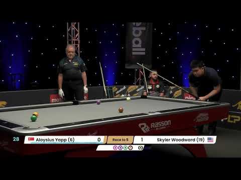 Skyler Woodward vs Aloysius Yapp | 2022 Premier League Pool | Day 2