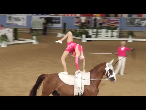 Deutsche Junioren Meisterschaft München 2025 - Einzelvoltigieren - Justine Lindhorst