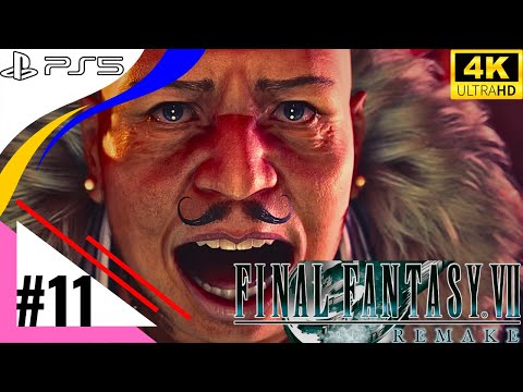 Final Fantasy VII Remake Gameplay Walkthrough Part 11 | [4K 60FPS] | (NO COMMENTARY) | PS5