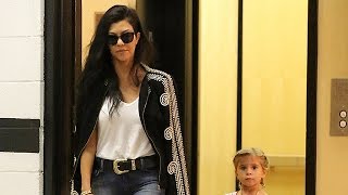 X17 EXCLUSIVE: Kourtney Kardashian Has It Under Control, With Adorable Cowgirl Daughter At Her Side