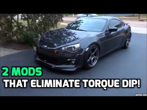 2 MODS THAT ELIMINATE TORQUE DIP! (BRZ,FRS & 86)