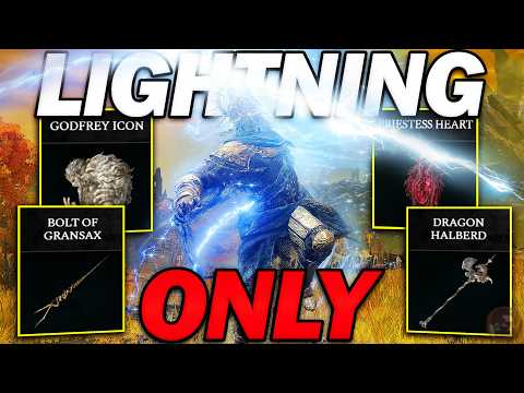 "Lightning Builds are... COMPLETELY BROKEN!" - Breaking Elden Ring With LIGHTNING ONLY