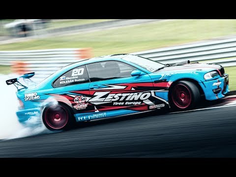 Turbocharged 900HP BMW E46 M3 S54B32 w/ NITROUS Drifting – Roman Kolesár | HUNGARIAN DRIFT GP 2017