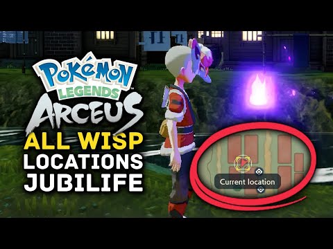 Pokemon Legends Arceus All Wisp Locations in Jubilife Village