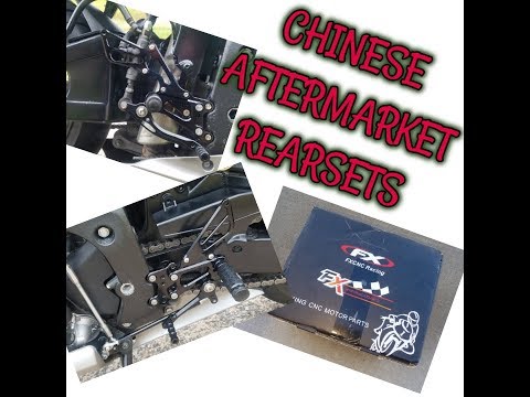 FXCNC RACING CHINSES REARSETS INSTALLATION ON 03 CBR600RR!!!
