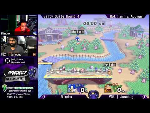 Blacklisted PM Salty Suite: Windex (Sonic) vs. VGz | Junebug (Diddy Kong, Ganondorf)