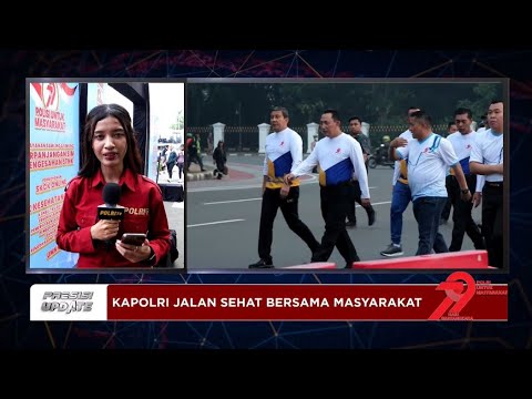 PRESISI UPDATE : LIVE REPORT - KAPOLRI DAN JAJARAN JALAN SEHAT BERSAMA MASYARAKAT 22/06/2025 10.30