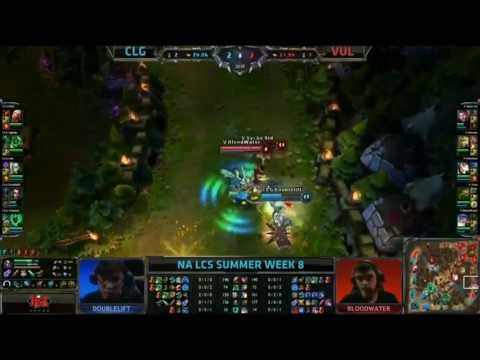 NA LCS W8D1: CLG vs VUL: CLG Doublelift Vayne Mechanichs