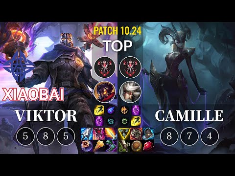 ES Xiaobai Viktor vs Camille Top - KR Patch 10.24