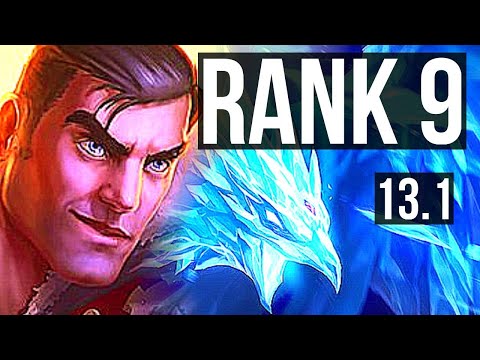 JAYCE vs ANIVIA (MID) | Rank 1 Jayce, Rank 9, Dominating | KR Challenger | 13.1