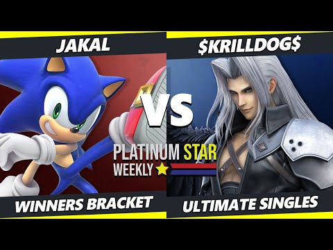 PSW S15:W6 - Jakal (Sonic) Vs. $Krilldog$ (Sephiroth) SSBU Ultimate Tournament