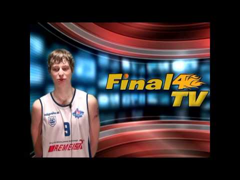 Jan Křivánek (hráč USK Praha) po zápase s JBC Brno