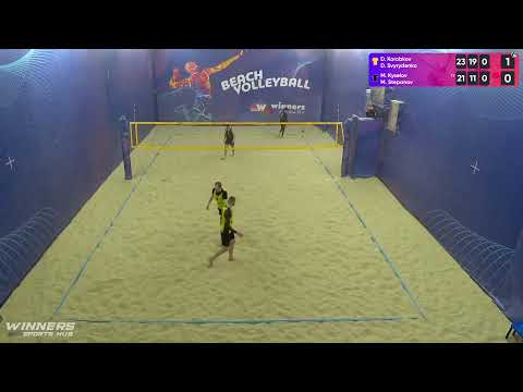 15:45 D. Korobkov / D. Svyrydenko - M. Kyselov / M. Stepanov 02.03.2023 | Winners Beach Volleyball