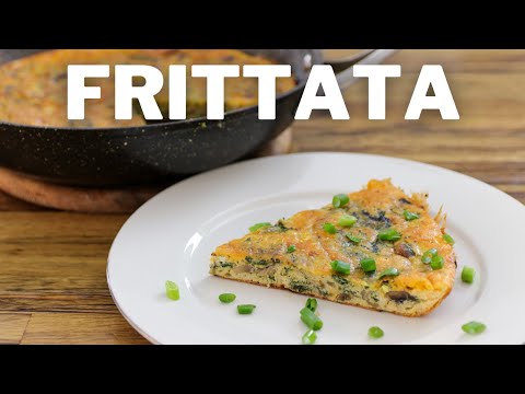 Spinach and Mushroom Frittata Recipe