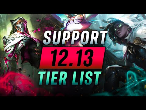 PATCH 12.13 Support Tier List In-depth Analysis - 12.14 Meta Rundown- League of Legends