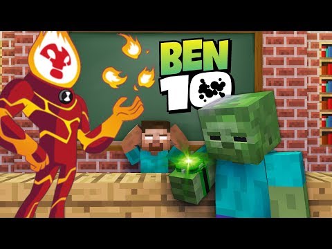 Monster School : BEN 10 OMNITRIX GAME CHALLENGE - Minecraft Animation