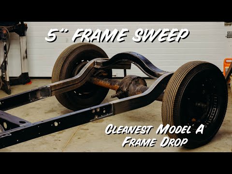 Sweeping The Rear Frame On The Traditional Model A Coupe