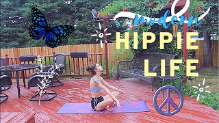 A DAY IN THE LIFE OF A *modern day* HIPPIE