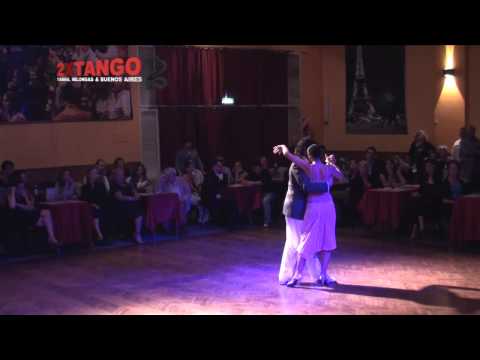  Mayra Galante  and  Silvio Grand  are  dancing  to  the  tango  "  Mi Dolor  "