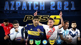 ✅ PARCHE OFICIAL ARGENTINO Edición 2021 - 2022 | AZPATCH - PES 6