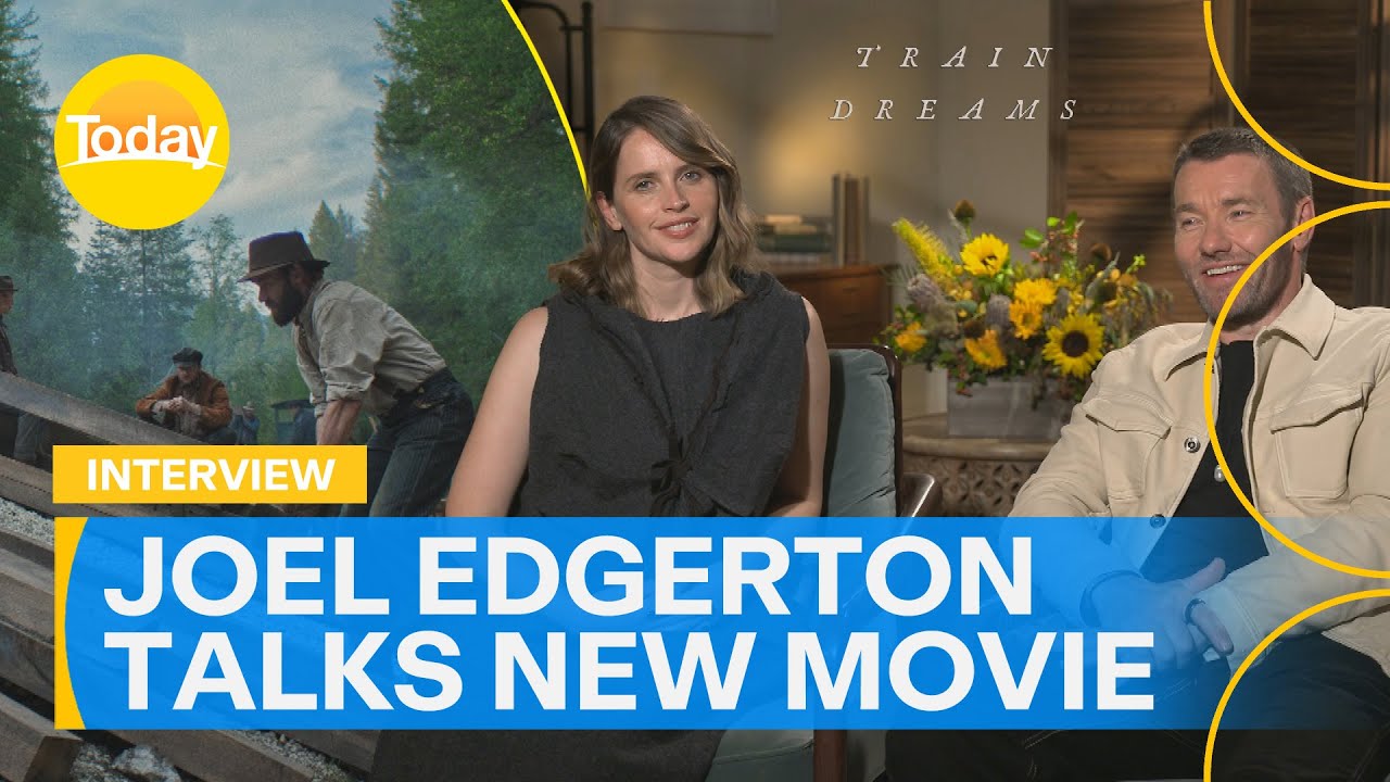 Joel Edgerton and Felicity Jones on Today Show Australia video thumbnail