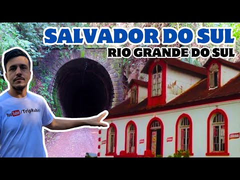 SALVADOR DO SUL RS - O Túnel que trouxe prosperidade hoje é atração turística em meio a mata