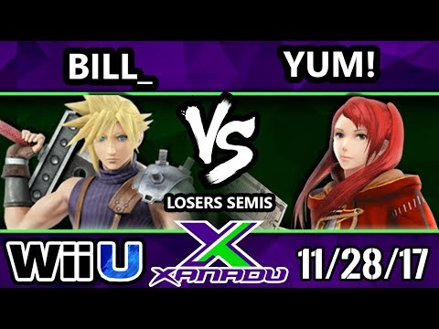 S@X 230 Smash 4 - Bill_ (Cloud) Vs. Yum! (Robin) - SSB4 Losers Semis - Smash for Wii U.