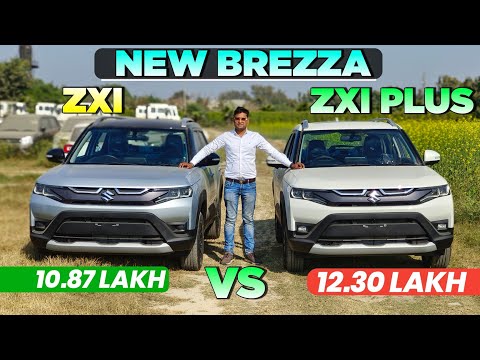 New Brezza Zxi Vs Zxi Plus Comparison 🔥✅ l Brezza Top Model Vs 2nd Top Model Comparison 🔥 l MRCars
