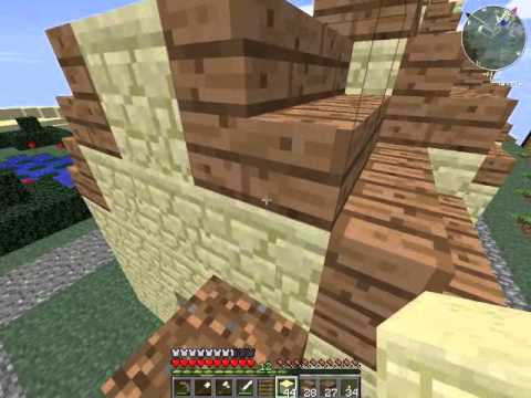 Opa spielt Minecraft 238 -  Komplizierte Dachlandschaft