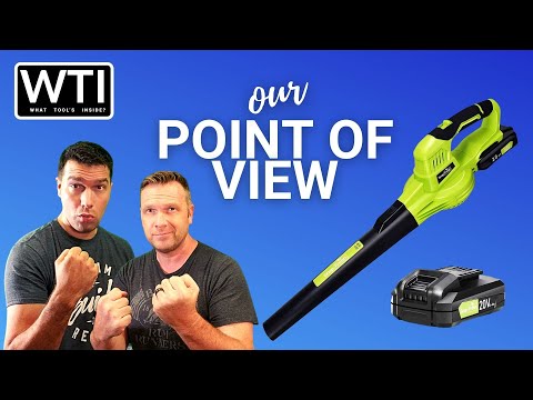 Snap Fresh 20V Cordless Leaf Blower - WTI product video review