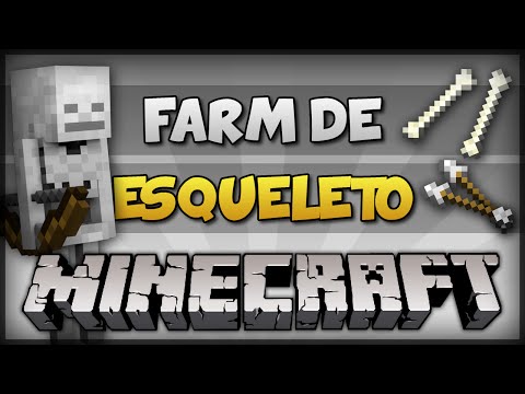 ✔ Minecraft: FARM DE ESQUELETO - MOB SPAWNER (Fácil, Eficiente e Automática) [Tutorial]