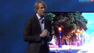 Michael Bay has a stumble on Stage