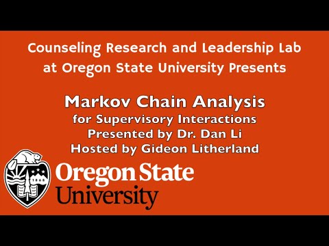Markov Chain Analysis for Supervision Interventions with Dr. Dan Li