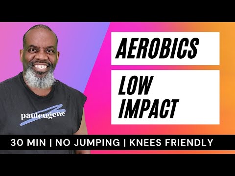 Aerobics Low Impact | 30 Minutes | Beginners / Senior Friendly | No Jumping | Easy On The Knees!
