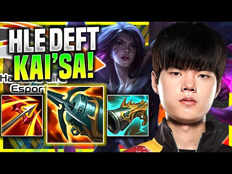 DEFT DOMINATING KAI'SA WITH NEW ITEMS! - HLE Deft Plays Kai'Sa ADC vs Jayce! | Season 11