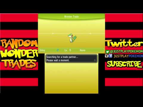 Pokemon X and Y Random Wonder Trades - NEW SERIES TODAY 3EST