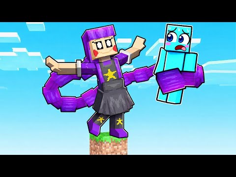 Sobreviviendo en UN BLOQUE con LILY LOVEBRAIDS en Minecraft…