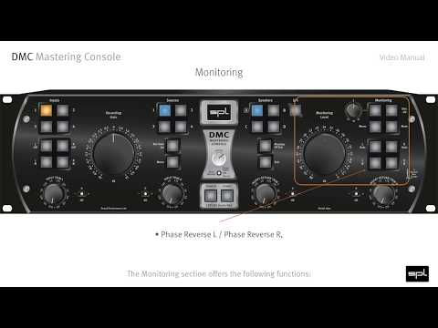 SPL DMC Mastering Console | Video Manual EN