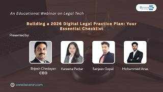 Live Webinar | Building a 2026 Digital Legal Practice Plan: Your Essential Checklist | Beveron Tech