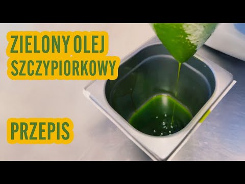 Jak zrobić zielony olej / Oliwa szczypiorkowa - Szybki przepis